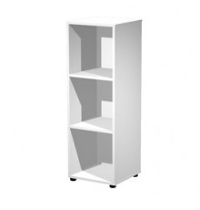 Contenitore a 3 caselle a giorno 41x40xH121,6cm Bianco - Maxi Rainbow