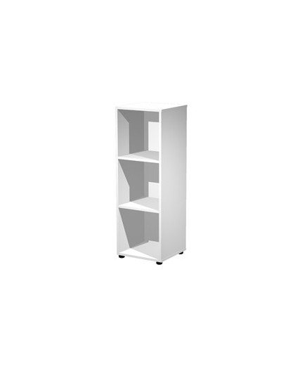 Contenitore a 3 caselle a giorno 41x40xH121,6cm Bianco - Maxi Rainbow