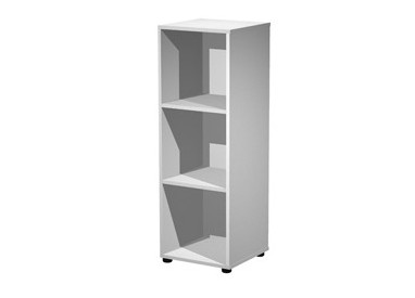 Contenitore a 3 caselle a giorno 41x40xH121,6cm Grigio - Maxi Rainbow
