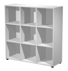 Contenitore a 9 caselle a giorno 119x40xH121,6cm Grigio - Maxi Rainbow