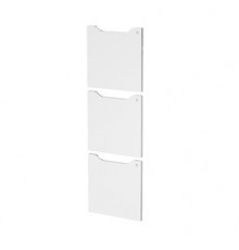Set 3 ante c/serratura Bianco per casellari Maxi Rainbow