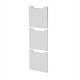 Set 3 ante c/serratura Grigio per casellari Maxi Rainbow