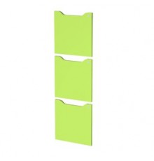 Set 3 ante c/serratura Verde per casellari Maxi Rainbow