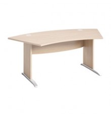 Scrivania fianchi a L piedi metallo 190x96xH73cm Rovere - AgorA' Direction