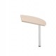 Allungo laterale 145x67xH73cm per scrivanie AgorA' Direction Rovere