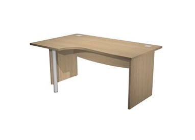 Scrivania Compact SX fianco pann. L180cm Rovere - AgorA' Direction