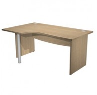 Scrivania Compact SX fianco pann. L180cm Rovere - AgorA' Direction
