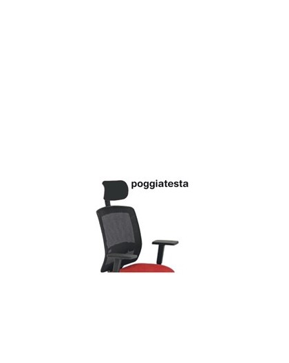 Poggiatesta Nero per seduta Molly A