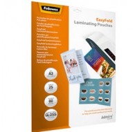 Scatola 25 pouches cordonate Admire EasyFold f.to A3 Fellowes