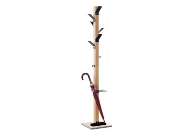 Appendiabiti a 6 posti legno/nero EasyCloth