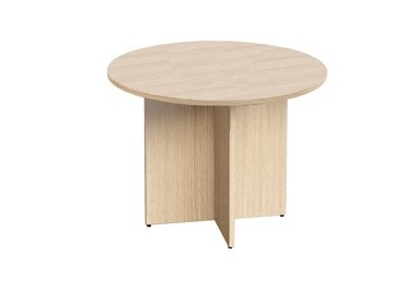 Tavolo riunione tondo Ø100cm Rovere - AgorA' Direction