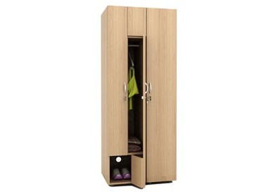 Armadio guardaroba 2ante 40x52xH185cm Noce chiaro
