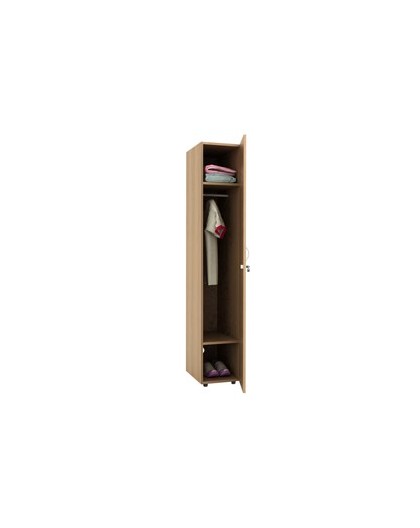 Armadio guardaroba 1anta 33x52xH185cm Noce chiaro