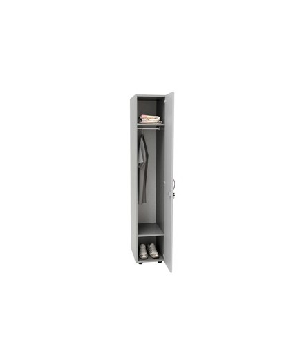 Armadio guardaroba 1anta 33x52xH185cm Grigio