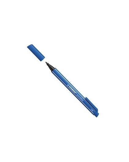 Pennarello Point Max punta 0,8mm blu Stabilo