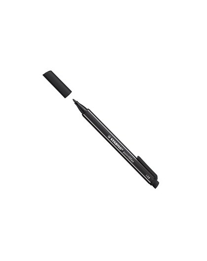 Pennarello Point Max punta 0,8mm nero Stabilo