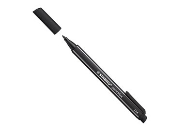Pennarello Point Max punta 0,8mm nero Stabilo
