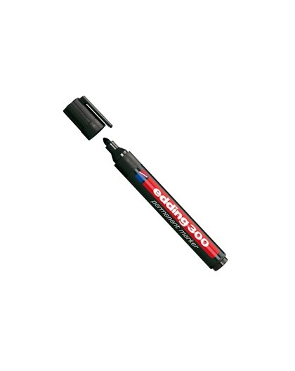 Marcatore permanente 300 punta conica nero Edding