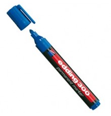 Marcatore permanente 300 punta conica blu Edding