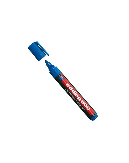 Marcatore permanente 300 punta conica blu Edding