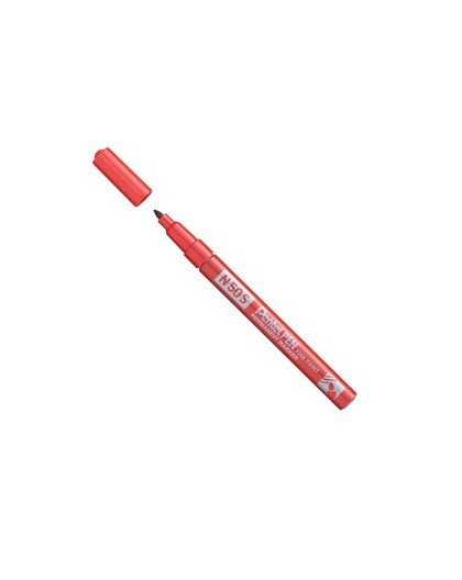 Marcatore N50 slim rosso punta tonda 3,18mm Pentel