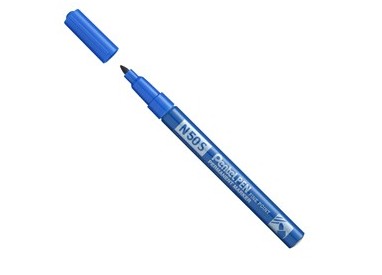 Marcatore N50 slim blu punta tonda 3,18mm Pentel