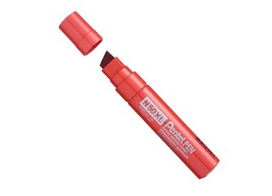 Marcatore N50 extra large rosso punta a scalpello 8-15,4mm Pentel