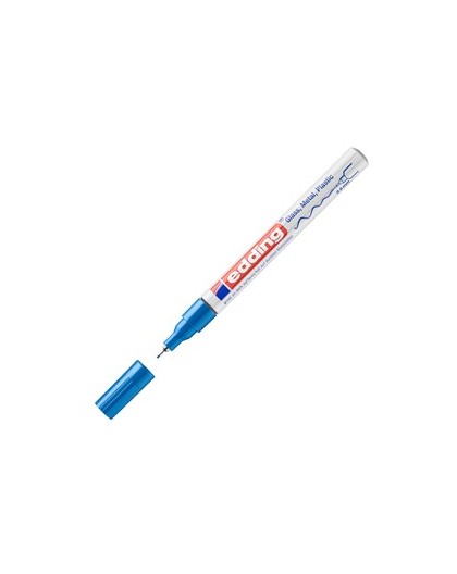 Marcatore EDDING 780 punta extra fine vernice blu