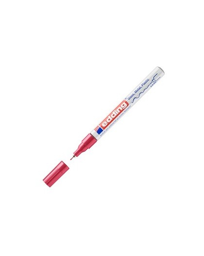 Marcatore EDDING 780 punta extra fine vernice rosso