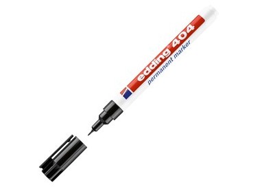 Marcatore permanente extra-fine Edding 404 punta 0,75mm nero