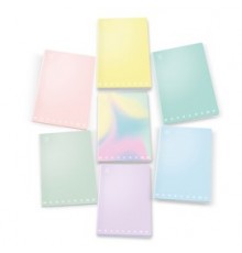 Maxi quaderno A4 80gr 40+2fg 4mm linea Pastel Monocromo Pigna