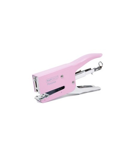 Cucitrice a pinza Porpoise rosa Rapesco