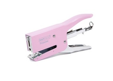 Cucitrice a pinza Porpoise rosa Rapesco