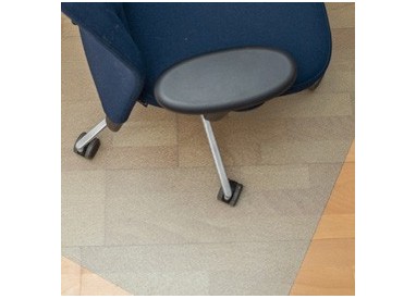 Tappeto salvapavimenti 90x120cm Rettangolare in plastica riciclata