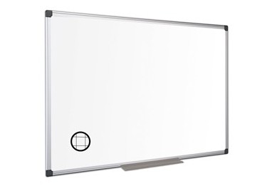 Lavagna magnetica a quadretti 60x90cm Maya Bi-Office
