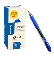 Value pack 16+4 Roller gel scatto G-2 0,7mm blu PILOT