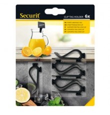 Set 6 supporti Clip per Tag Securit