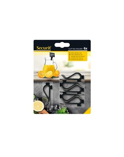 Set 6 supporti Clip per Tag Securit