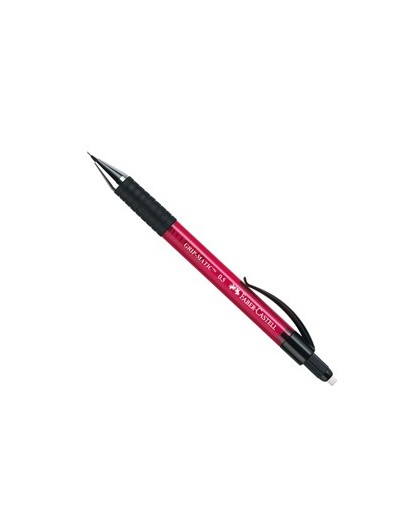 PORTAMINE 0,5MM GRIP MATIC Fusto rosso FABER CASTELL