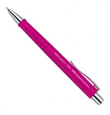 Penna a sfera 0,7mm Poly Ball fusto rosa Faber Castell