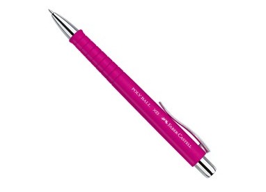 Penna a sfera 0,7mm Poly Ball fusto rosa Faber Castell
