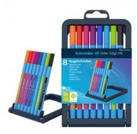 Astuccio 8 penne a sfera SLIDER EDGE XB 8 colori ass. Schneider