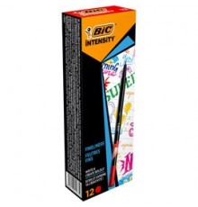 Scatola 12 fineliner Intensity 0,8mm rosso BIC