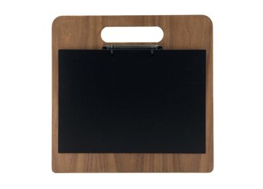 Porta menU' Chopping Board in legno con anelli 32,7x30cm Securit
