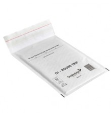 Conf.100 Buste imbottite Bianche D 18x26cm Andata-Ritorno Mail Lite® Round Trip