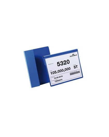 50 buste identificazione con aletta 210x148mm (A5-oriz) 1722 Blu Durable