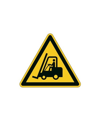 Pittogramma adesivo da terra "Attenzione passaggio carrelli" L43cm 1734 Durable