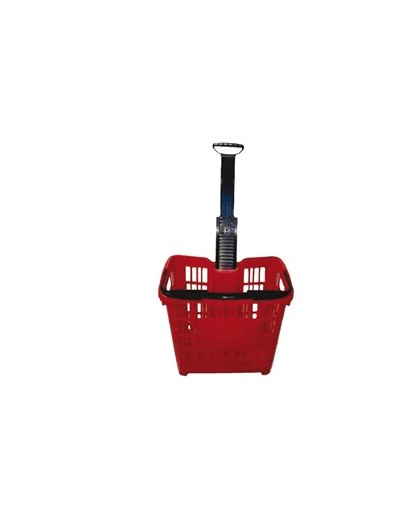 Cesto trolley antiurto 30Lt Rosso Printex