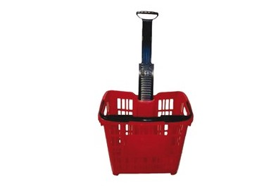 Cesto trolley antiurto 30Lt Rosso Printex