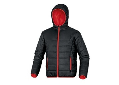 Piumino imbottito Doon Tg. XL nero/rosso